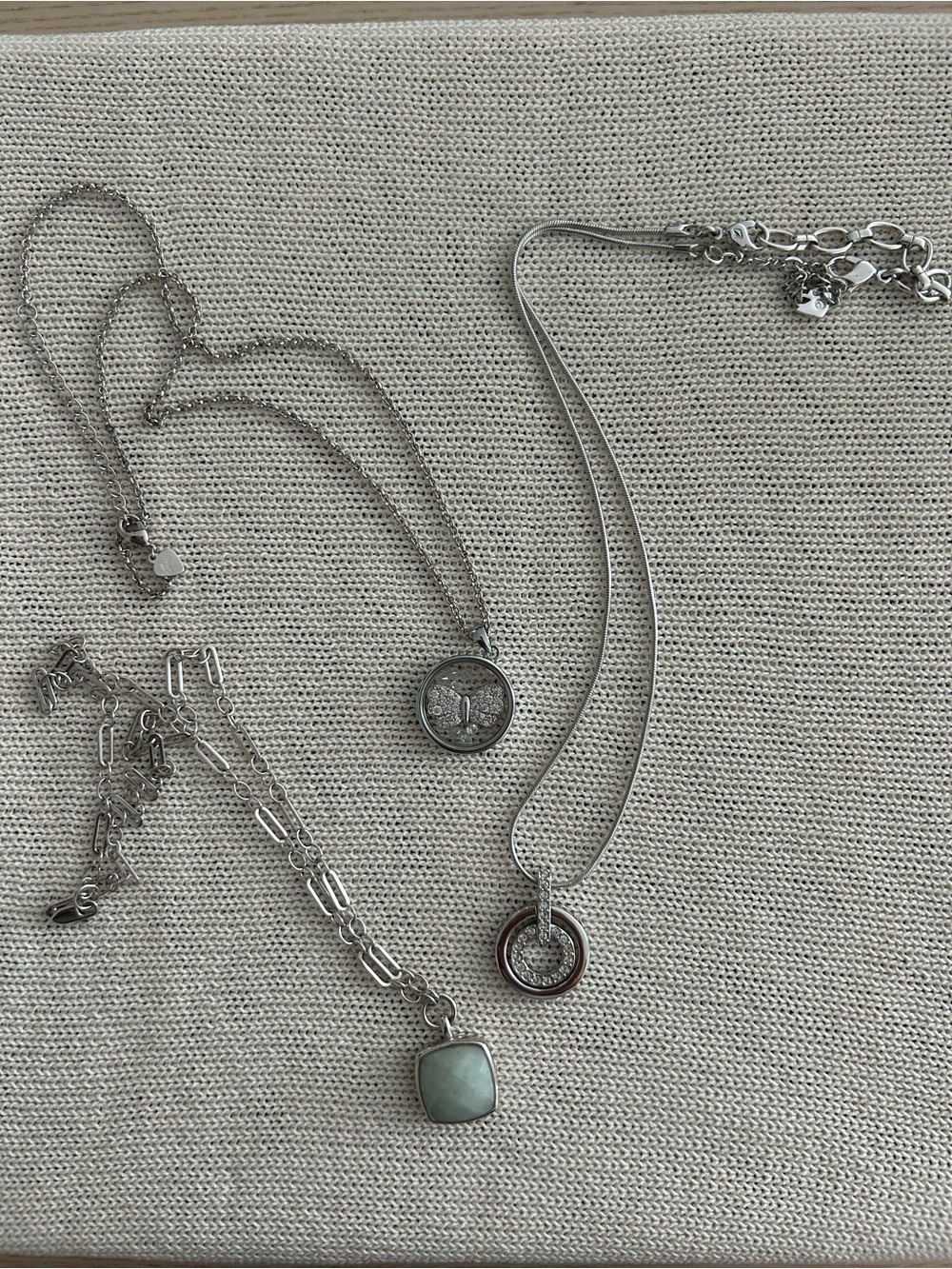 Sterling Silver Multi-Pendant Necklace Set